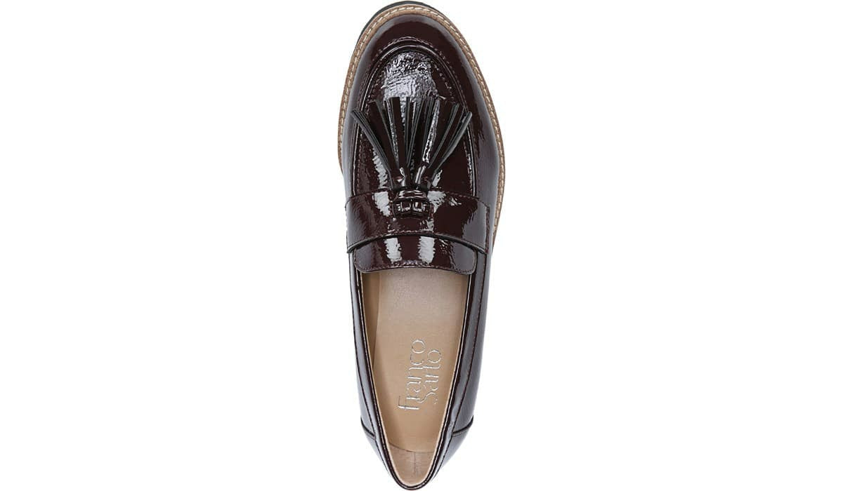 Franco Sarto Franco Carolynn Loafer Burgundy Faux Patent