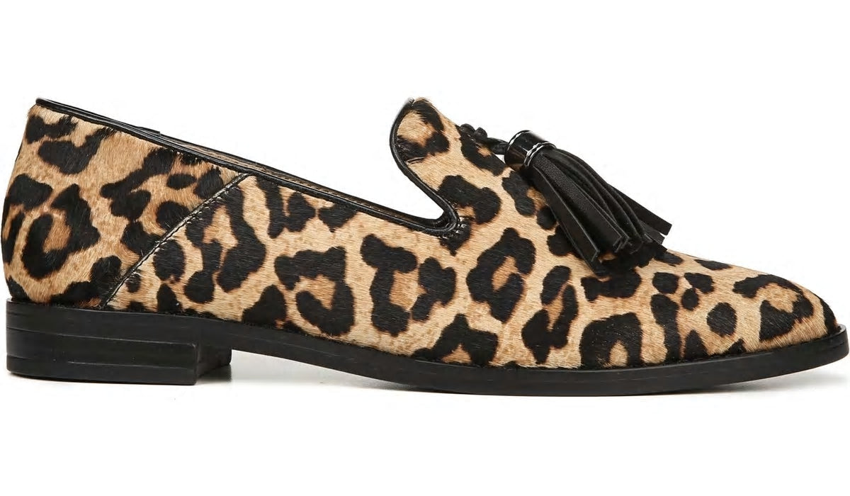 Franco Sarto Franco Hadden 2 Loafer Leopard Print Brahma Hair