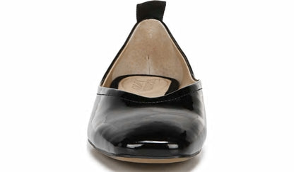 Franco Sarto Franco Ailee Flat Black Faux Patent