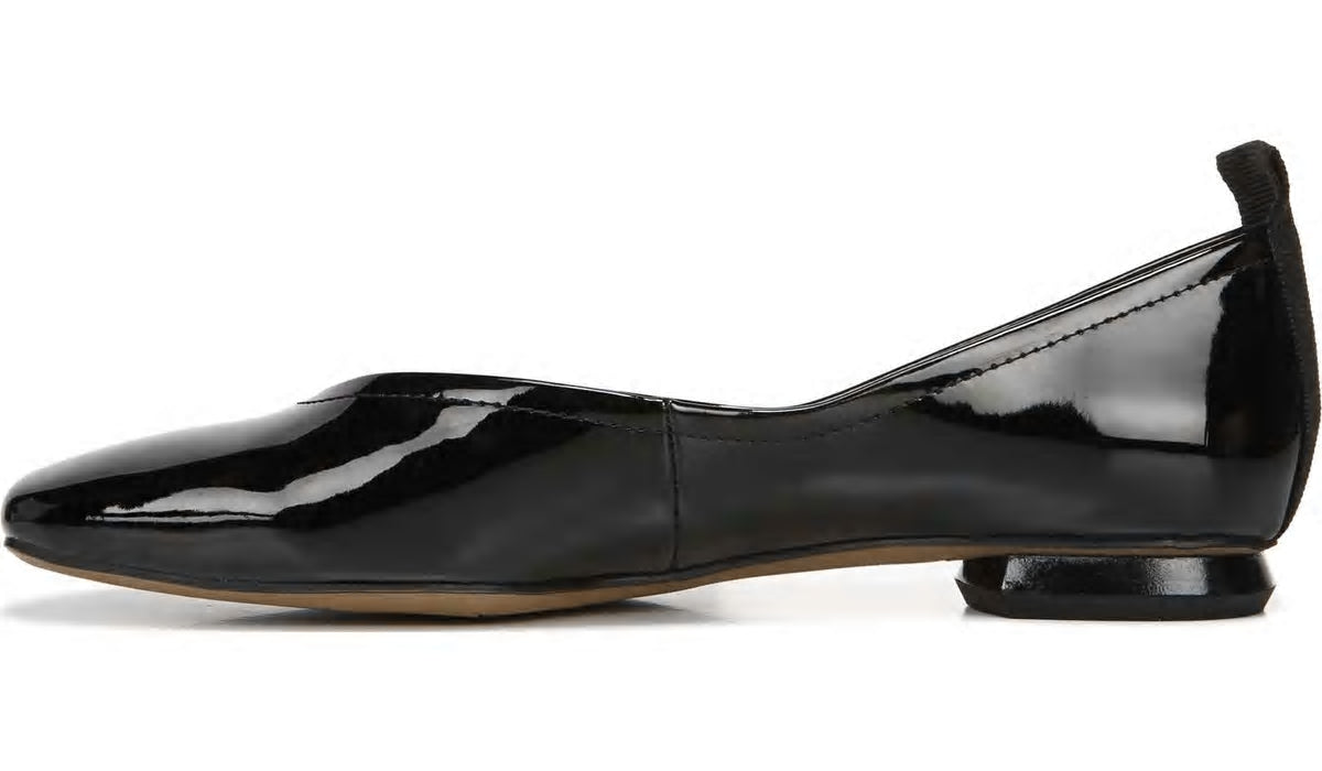 Franco Sarto Franco Ailee Flat Black Faux Patent