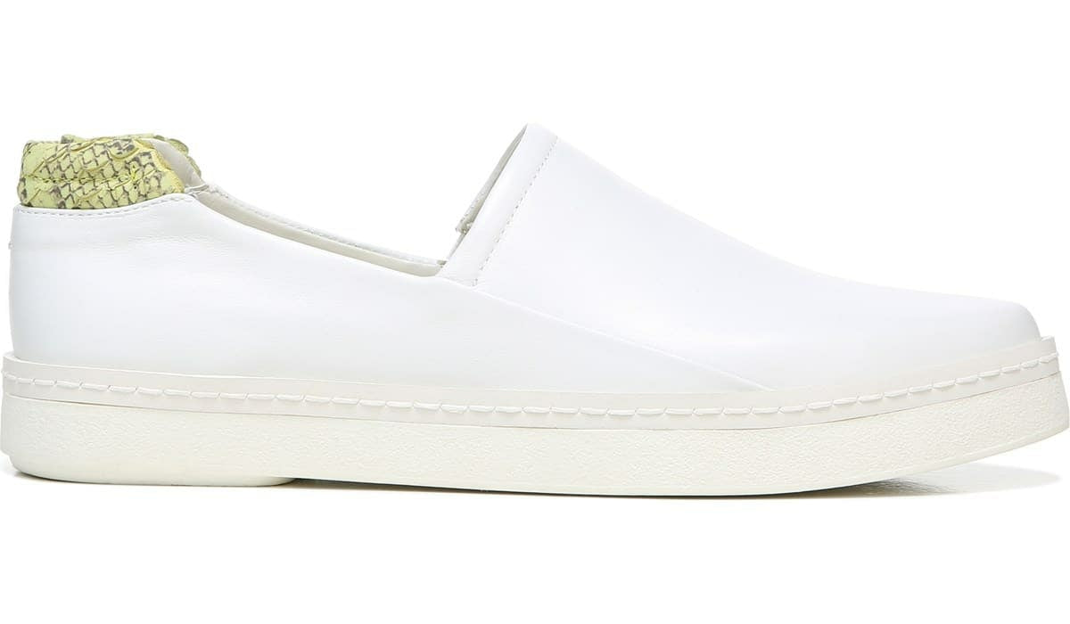 Franco Sarto Franco Alma Slip On Sneaker White Leather