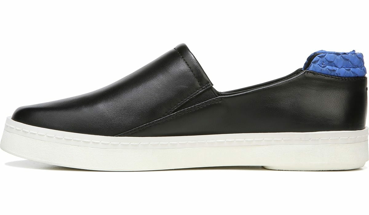 Franco Sarto Franco Alma Slip On Sneaker Black Leather