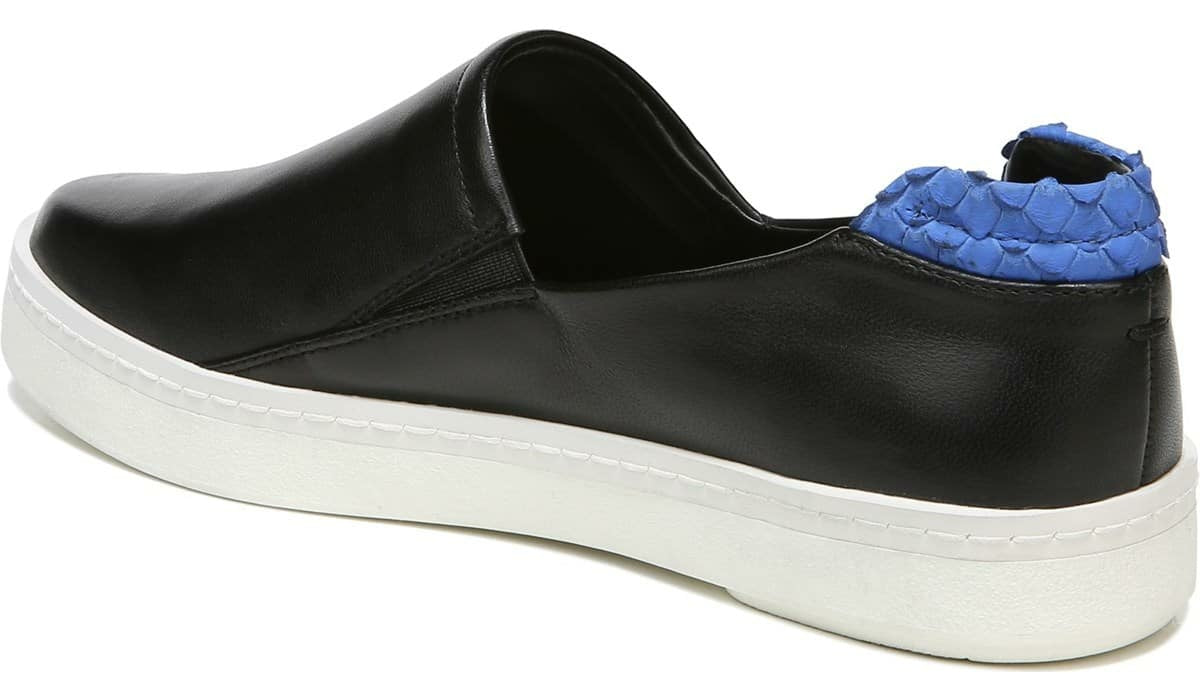 Franco Sarto Franco Alma Slip On Sneaker Black Leather
