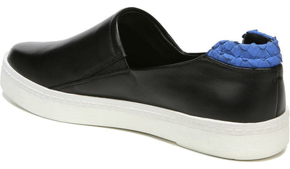 Franco Sarto Franco Alma Slip On Sneaker Black Leather