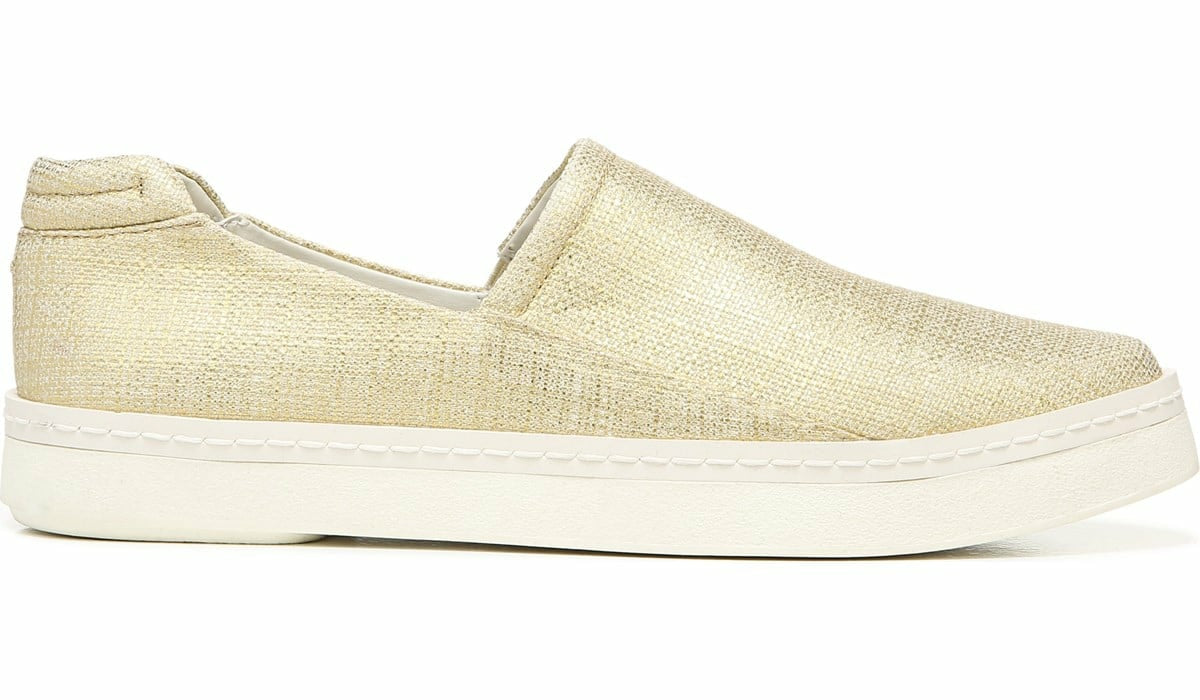 Franco Sarto Franco Alma Slip On Sneaker Gold Fabric