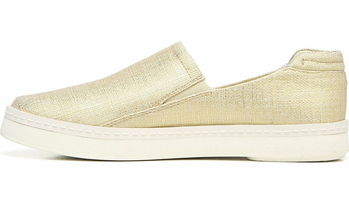 Franco Sarto Franco Alma Slip On Sneaker Gold Fabric