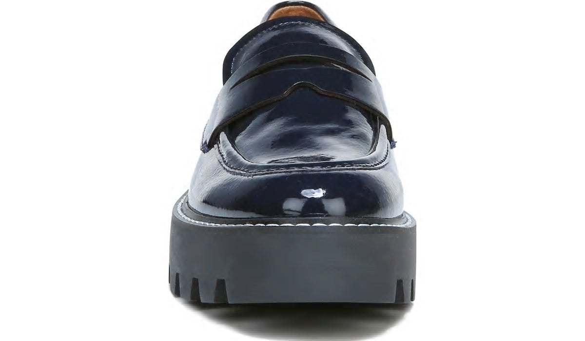 Franco Sarto Franco Balin Platform Loafer Midnight Patent Leather