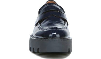 Franco Sarto Franco Balin Platform Loafer Midnight Patent Leather