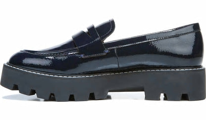 Franco Sarto Franco Balin Platform Loafer Midnight Patent Leather