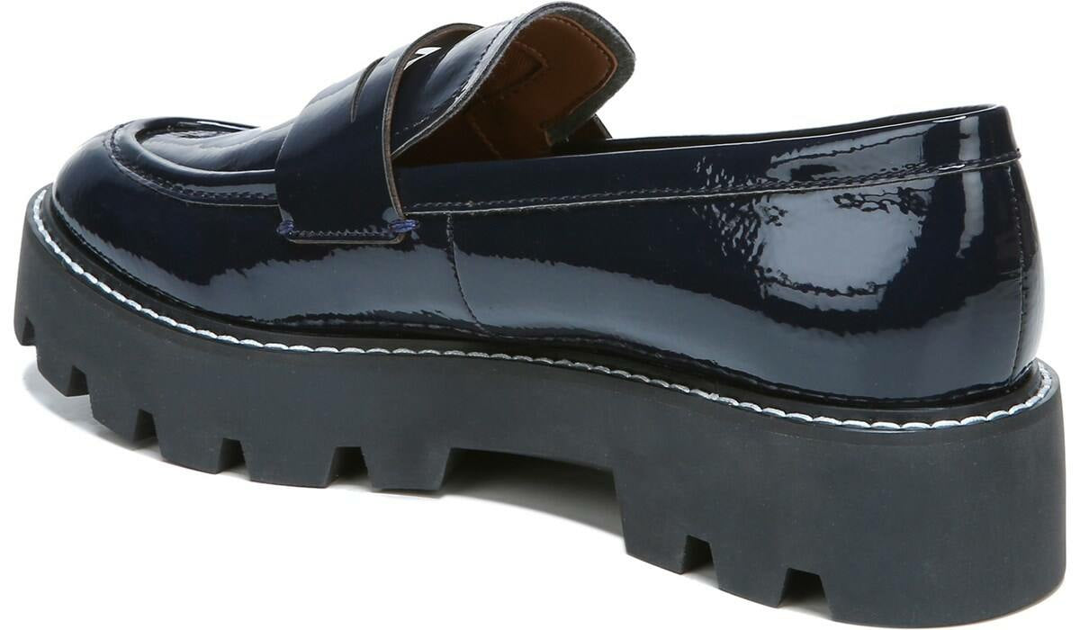 Franco Sarto Franco Balin Platform Loafer Midnight Patent Leather