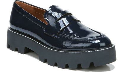 Franco Sarto Franco Balin Platform Loafer Midnight Patent Leather