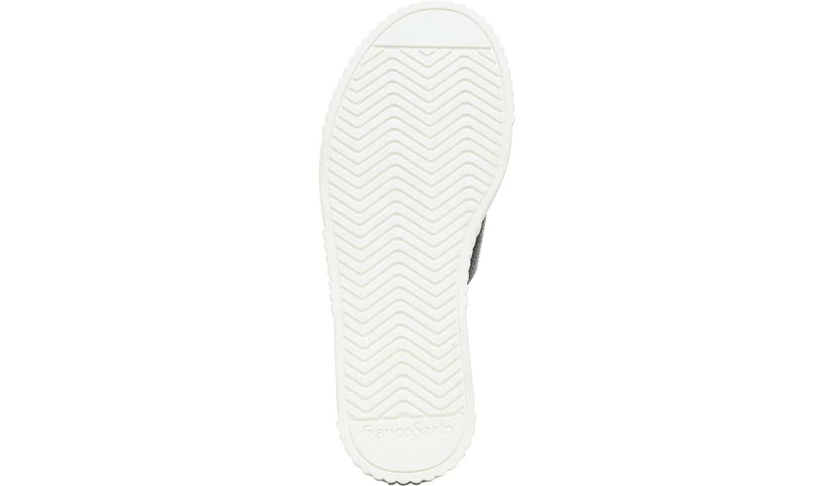 Franco Sarto Franco Barb Platform Slide Sandal French Navy Faux Leather