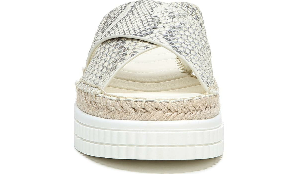 Franco Sarto Franco Barb Platform Slide Sandal Natural Leather