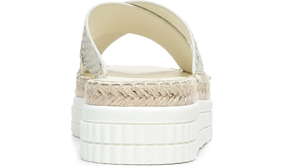 Franco Sarto Franco Barb Platform Slide Sandal Natural Leather