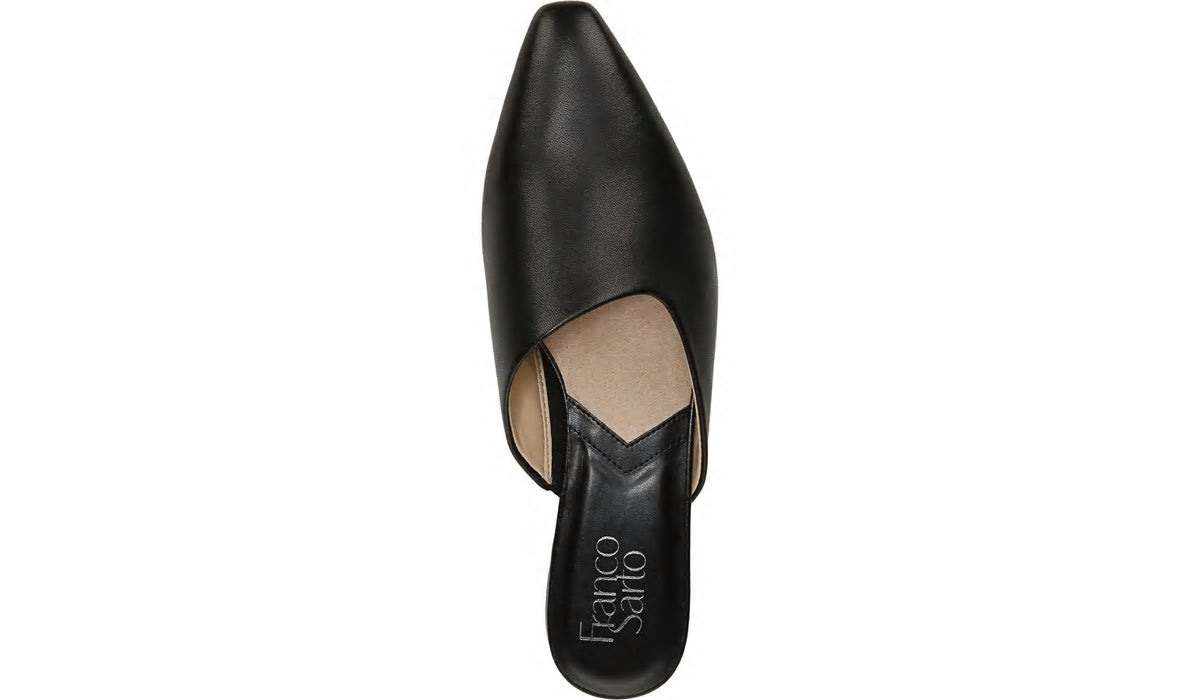Franco Sarto Franco Bridget 2 Mule Black Leather