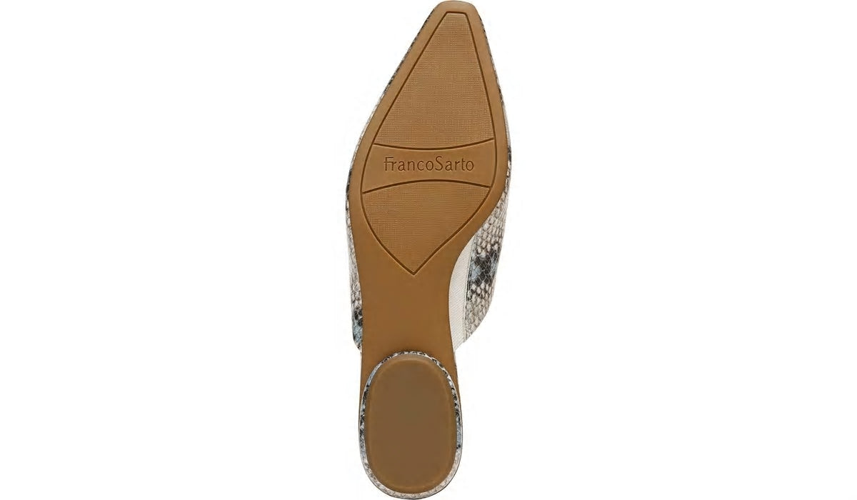 Franco Sarto Franco Bridget 2 Mule Blue Leather