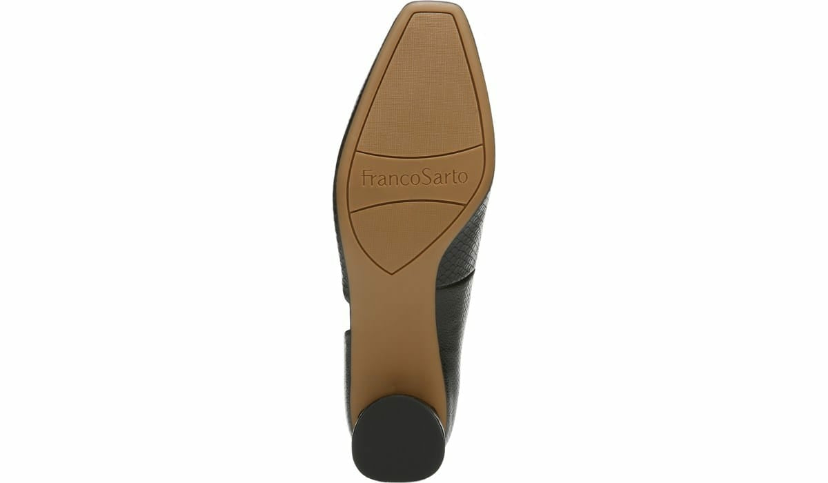 Franco Sarto Franco Citrus Pump Black Faux Leather