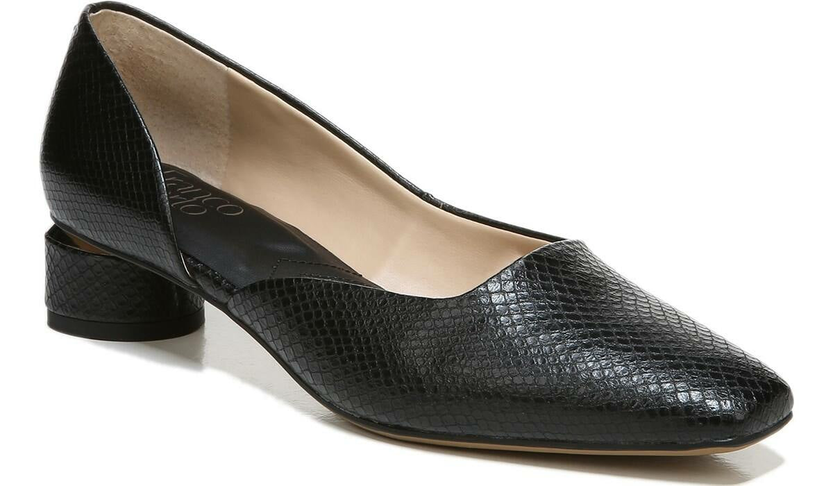 Franco Sarto Franco Citrus Pump Black Faux Leather