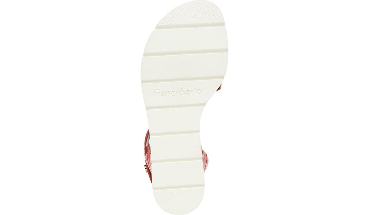 Franco Sarto Franco Daven Gladiator Sandal Coral Faux Leather