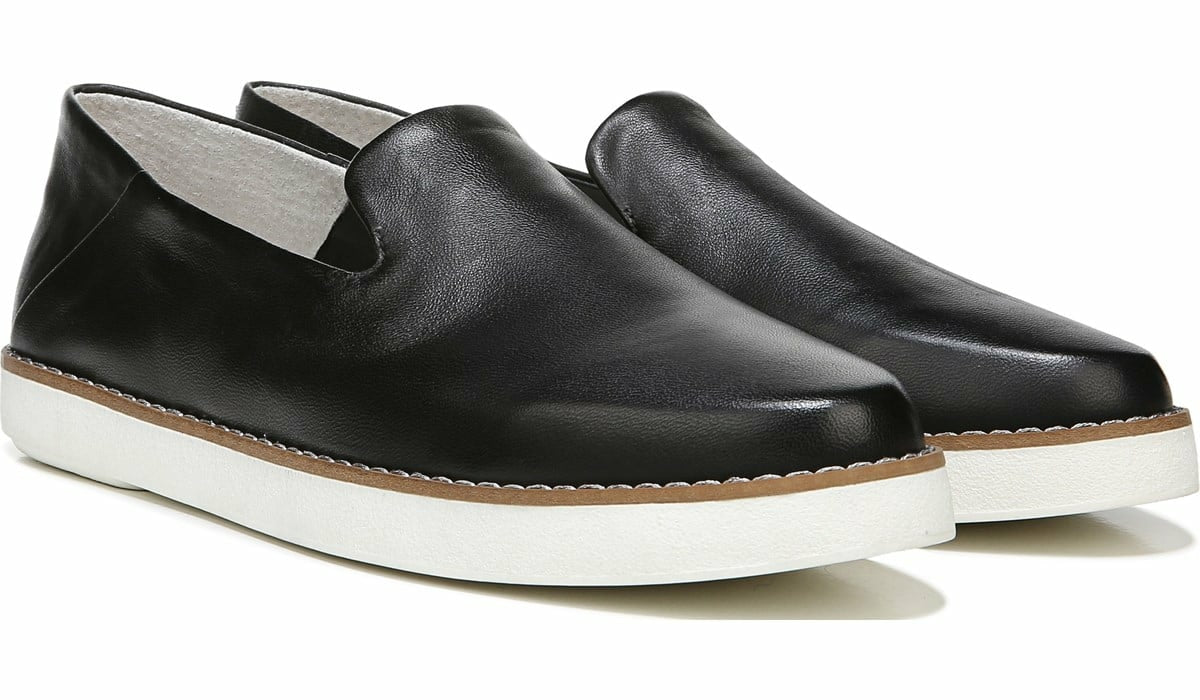 Franco Sarto Franco Iconic Slip On Black Leather
