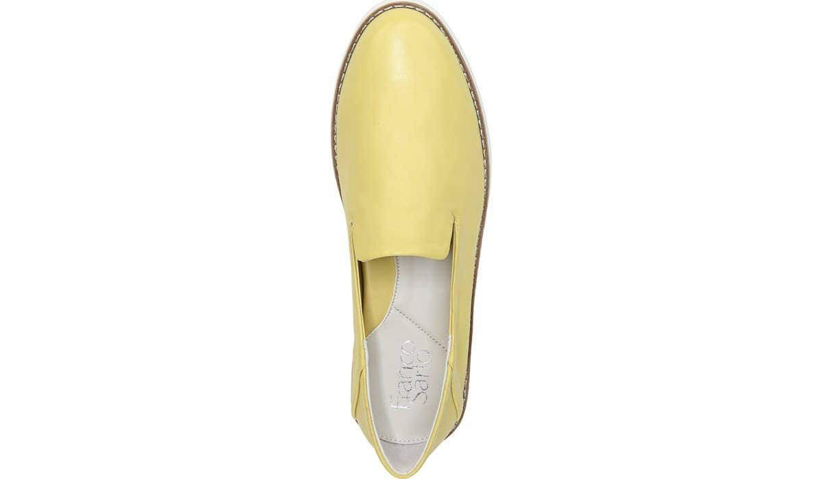 Franco Sarto Franco Iconic Slip On Light Yellow Leather
