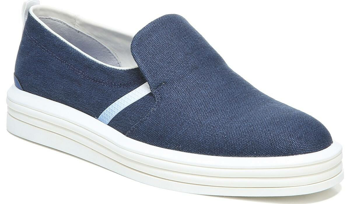 Franco Sarto Franco Maldives Slip On Sneaker French Navy Leather