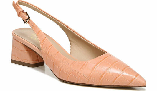 Franco Sarto Franco Racer Slingback Pump Peach Leather