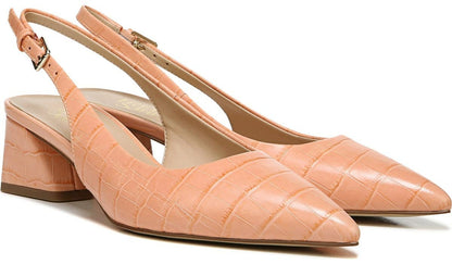 Franco Sarto Franco Racer Slingback Pump Peach Leather