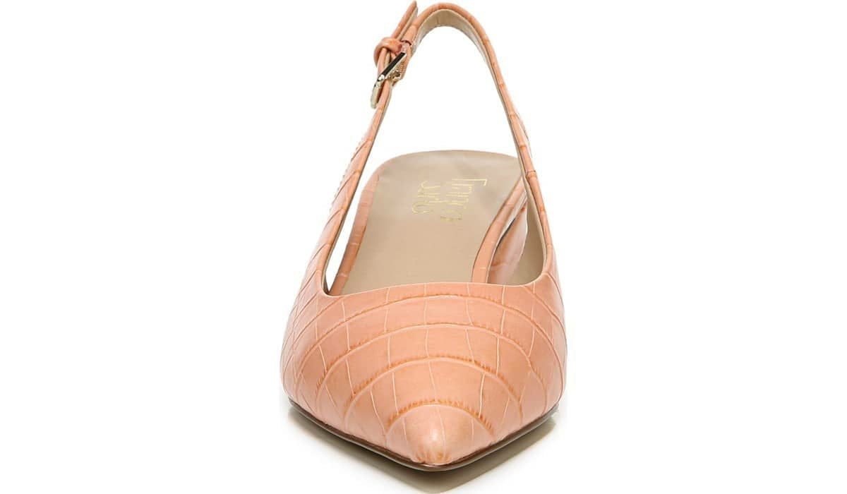 Franco Sarto Franco Racer Slingback Pump Peach Leather