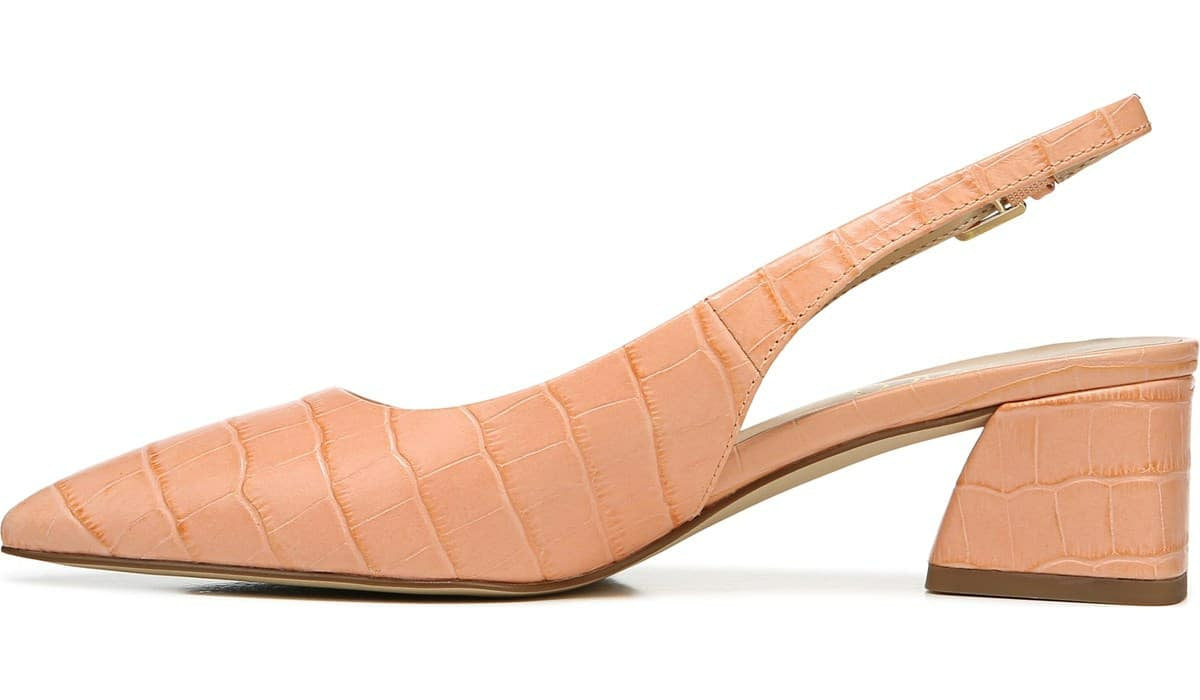 Franco Sarto Franco Racer Slingback Pump Peach Leather
