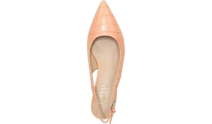 Franco Sarto Franco Racer Slingback Pump Peach Leather