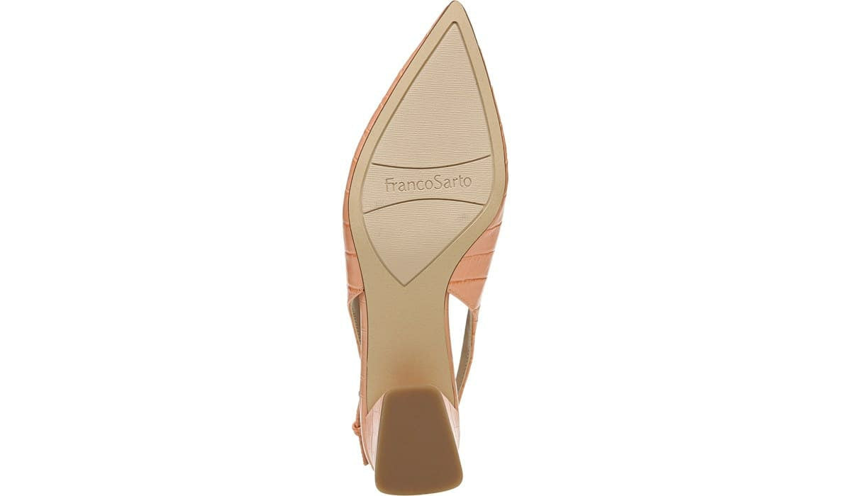 Franco Sarto Franco Racer Slingback Pump Peach Leather