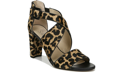 Franco Sarto Franco Hazelle 2 Sandal Leopard Print Calf Hair