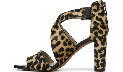 Franco Sarto Franco Hazelle 2 Sandal Leopard Print Calf Hair