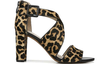 Franco Sarto Franco Hazelle 2 Sandal Leopard Print Calf Hair