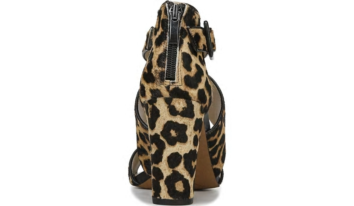 Franco Sarto Franco Hazelle 2 Sandal Leopard Print Calf Hair