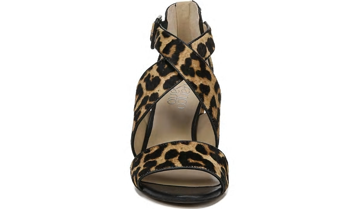 Franco Sarto Franco Hazelle 2 Sandal Leopard Print Calf Hair
