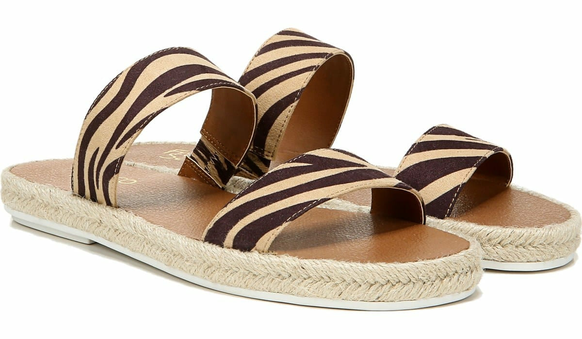 Franco Sarto Franco Posie Espadrille Slide Sandal New Nude