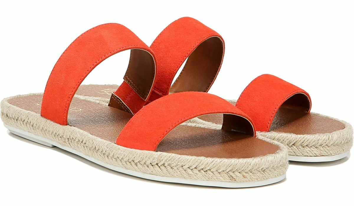 Franco Sarto Franco Posie Espadrille Slide Sandal Tangelo