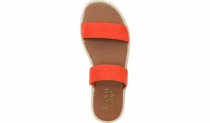 Franco Sarto Franco Posie Espadrille Slide Sandal Tangelo