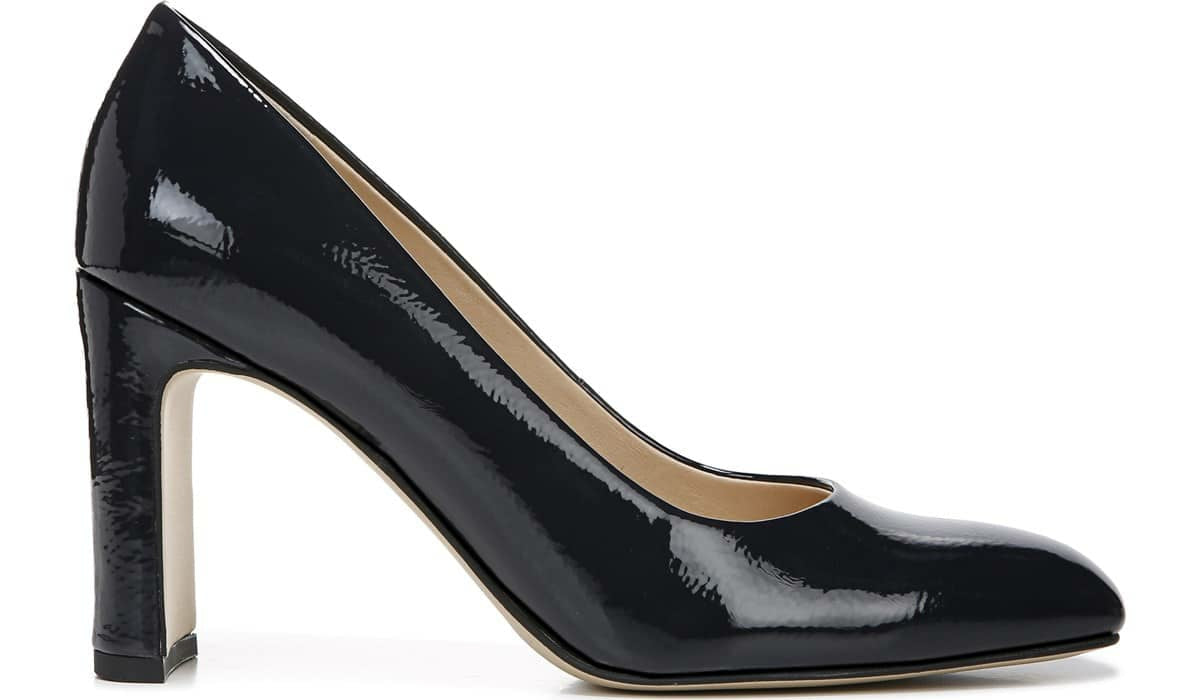 Franco Sarto Franco Gianna Pump Midnight Faux Leather