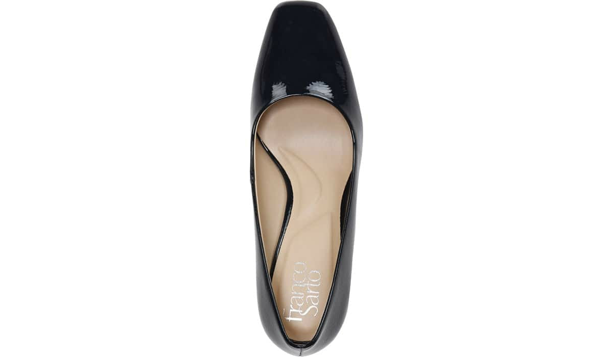 Franco Sarto Franco Gianna Pump Midnight Faux Leather