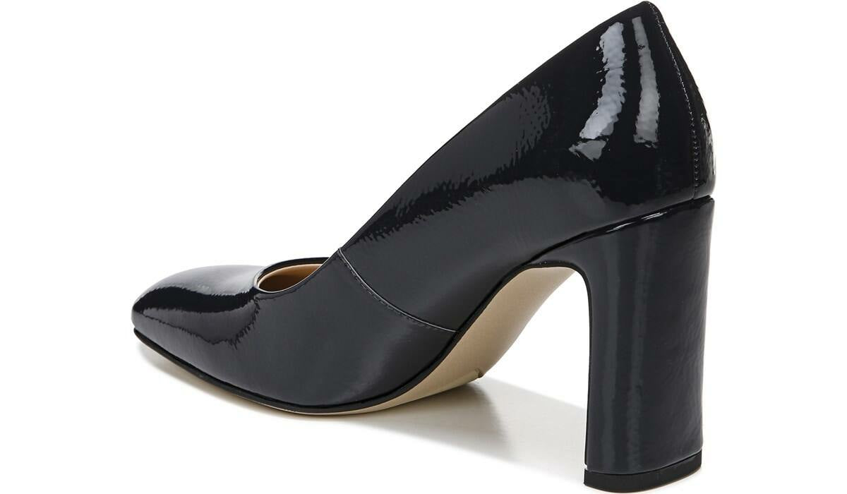 Franco Sarto Franco Gianna Pump Midnight Faux Leather