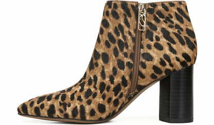 Franco Sarto Franco Nest Bootie Leopard Print Calf Hair