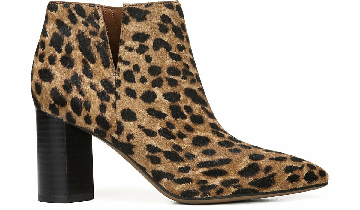 Franco Sarto Franco Nest Bootie Leopard Print Calf Hair
