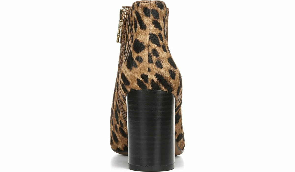 Franco Sarto Franco Nest Bootie Leopard Print Calf Hair