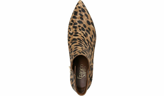 Franco Sarto Franco Nest Bootie Leopard Print Calf Hair