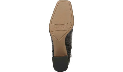 Franco Sarto Franco Marquee Bootie Black Snake Print Leather