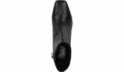 Franco Sarto Franco Marquee Bootie Black Snake Print Leather