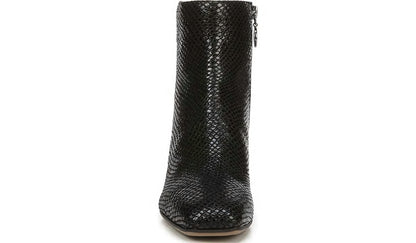 Franco Sarto Franco Marquee Bootie Black Snake Print Leather